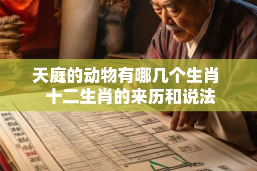 天庭的动物有哪几个生肖 十二生肖的来历和说法 天庭的动物有哪几个生肖 十二生肖的来历和说法