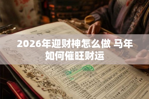 2026年迎财神怎么做 马年如何催旺财运
