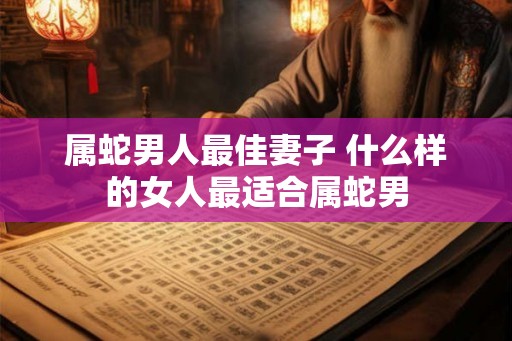 属蛇男人最佳妻子 什么样的女人最适合属蛇男