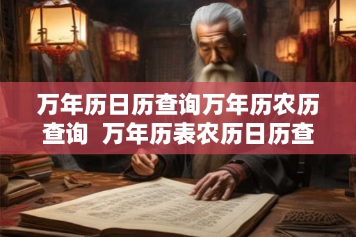 万年历日历查询万年历农历查询  万年历表农历日历查询