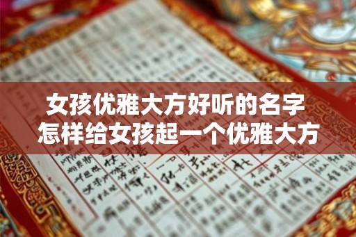 女孩优雅大方好听的名字 怎样给女孩起一个优雅大方的好听名字