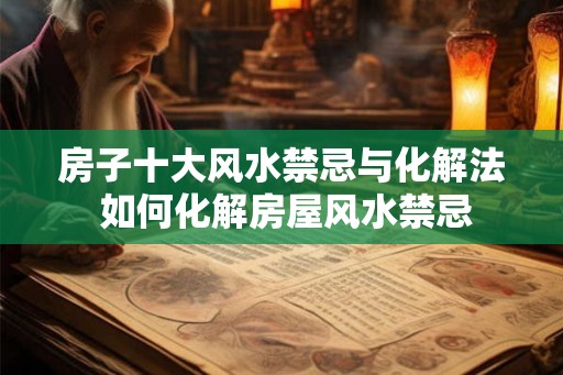 房子十大风水禁忌与化解法 如何化解房屋风水禁忌