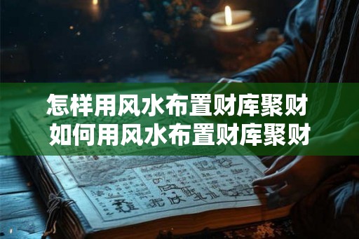 怎样用风水布置财库聚财 如何用风水布置财库聚财