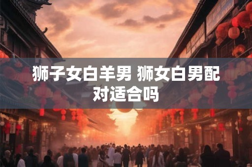狮子女白羊男 狮女白男配对适合吗 狮子女白羊男 狮女白男配对适合吗