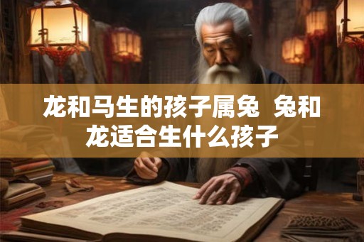 龙和马生的孩子属兔  兔和龙适合生什么孩子