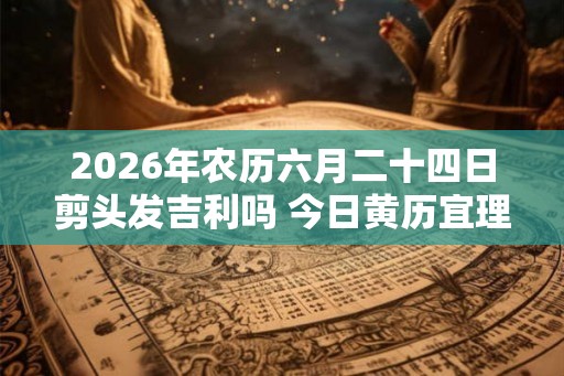 2026年农历六月二十四日剪头发吉利吗 今日黄历宜理发不