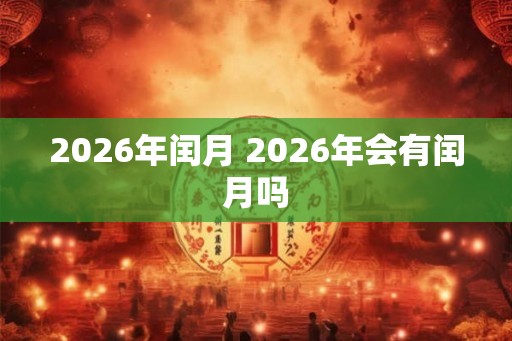 2026年闰月 2026年会有闰月吗