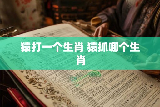 猿打一个生肖 猿抓哪个生肖 猿打一个生肖 猿抓哪个生肖