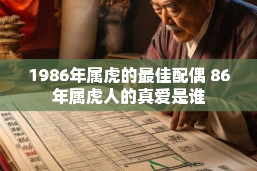 1986年属虎的最佳配偶 86年属虎人的真爱是谁
