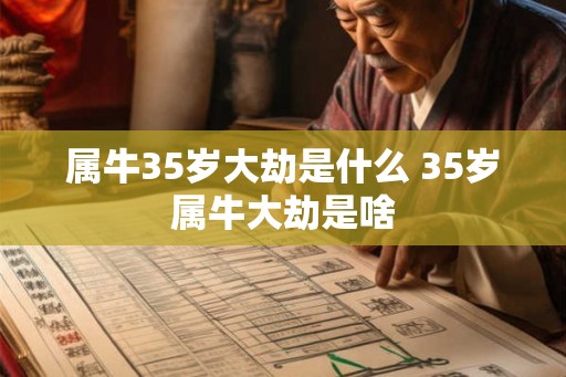 属牛35岁大劫是什么 35岁属牛大劫是啥