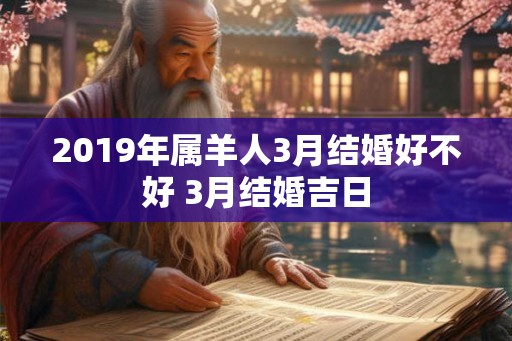 2019年属羊人3月结婚好不好 3月结婚吉日