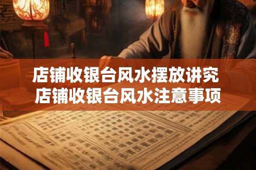 店铺收银台风水摆放讲究 店铺收银台风水注意事项