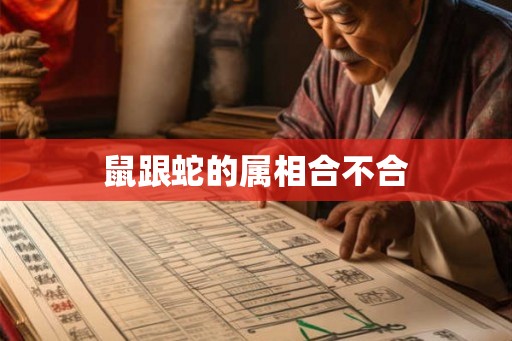 鼠跟蛇的属相合不合