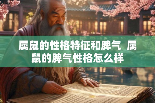 属鼠的性格特征和脾气  属鼠的脾气性格怎么样