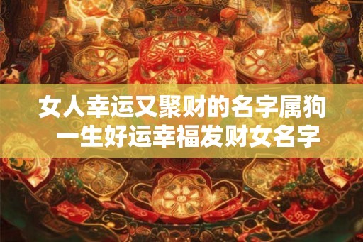女人幸运又聚财的名字属狗  一生好运幸福发财女名字