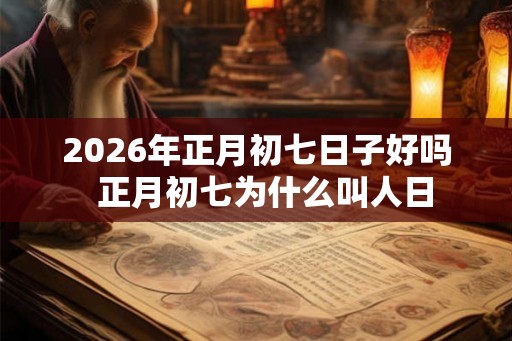 2026年正月初七日子好吗  正月初七为什么叫人日