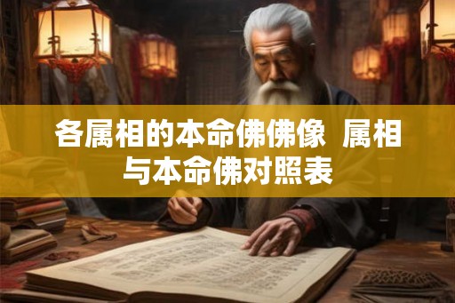 各属相的本命佛佛像  属相与本命佛对照表