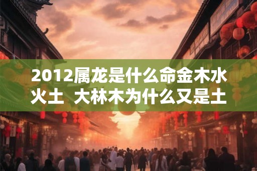 2012属龙是什么命金木水火土  大林木为什么又是土命