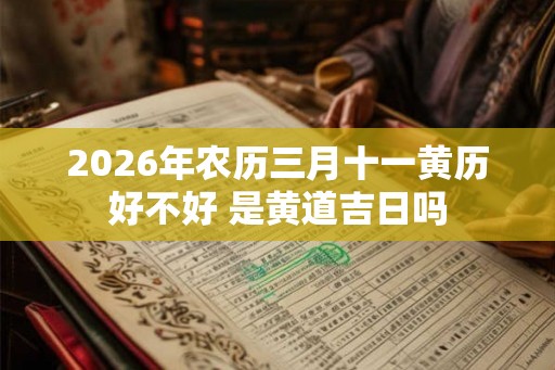 2026年农历三月十一黄历好不好 是黄道吉日吗