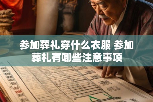 参加葬礼穿什么衣服 参加葬礼有哪些注意事项 参加葬礼穿什么衣服 参加葬礼有哪些注意事项
