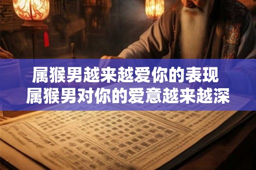属猴男越来越爱你的表现 属猴男对你的爱意越来越深 属猴男越来越爱你的表现 属猴男对你的爱意越来越深
