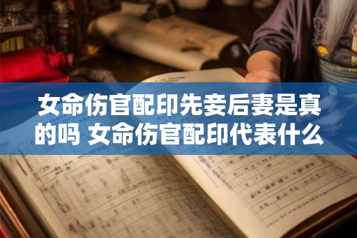 女命伤官配印先妾后妻是真的吗 女命伤官配印代表什么