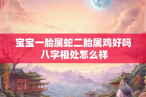 宝宝一胎属蛇二胎属鸡好吗 八字相处怎么样