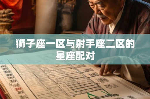 狮子座一区与射手座二区的星座配对