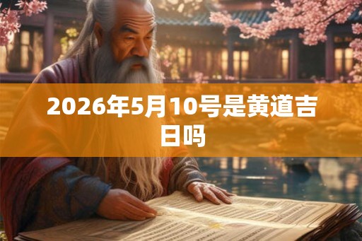 2026年5月10号是黄道吉日吗 2026年5月10号是黄道吉日吗