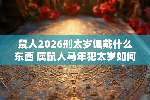 鼠人2026刑太岁佩戴什么东西 属鼠人马年犯太岁如何化解