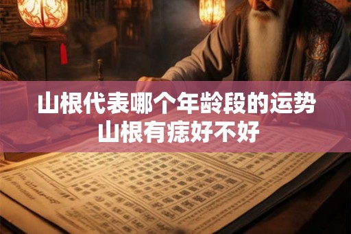 山根代表哪个年龄段的运势 山根有痣好不好
