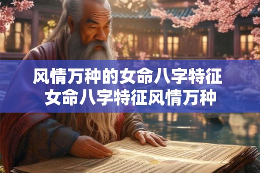 风情万种的女命八字特征 女命八字特征风情万种