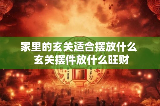 家里的玄关适合摆放什么  玄关摆件放什么旺财