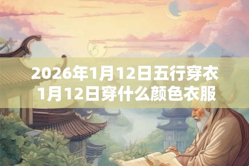 2026年1月12日五行穿衣 1月12日穿什么颜色衣服
