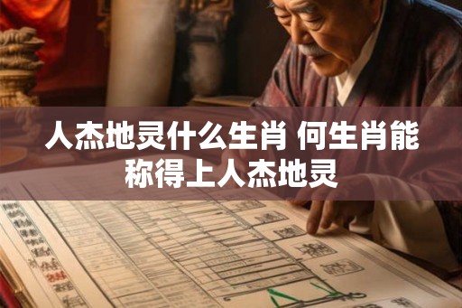 人杰地灵什么生肖 何生肖能称得上人杰地灵