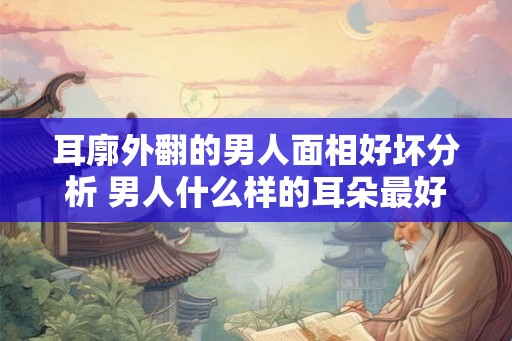 耳廓外翻的男人面相好坏分析 男人什么样的耳朵最好