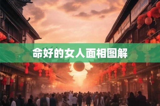 命好的女人面相图解