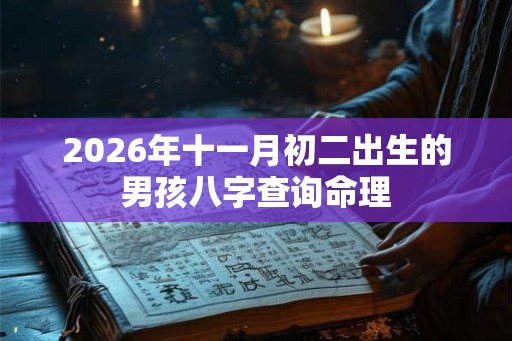 2026年十一月初二出生的男孩八字查询命理