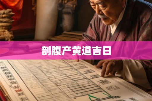 剖腹产黄道吉日 剖腹产黄道吉日