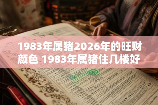 1983年属猪2026年的旺财颜色 1983年属猪住几楼好