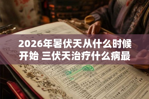 2026年暑伏天从什么时候开始 三伏天治疗什么病最好 2026年暑伏天从什么时候开始 三伏天治疗什么病最好