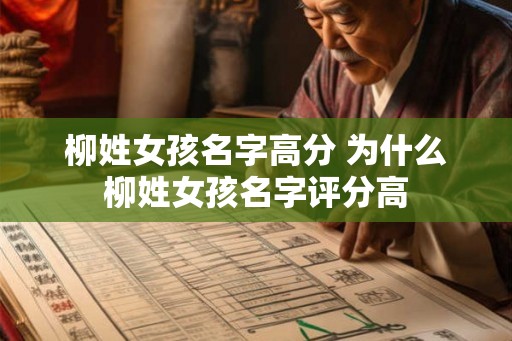 柳姓女孩名字高分 为什么柳姓女孩名字评分高 柳姓女孩名字高分 为什么柳姓女孩名字评分高