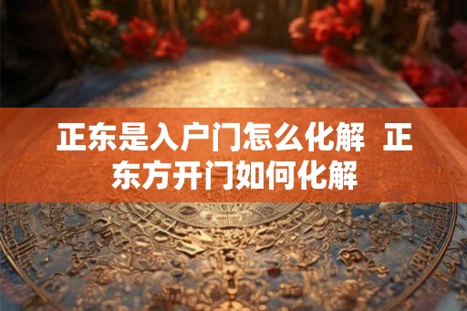 正东是入户门怎么化解  正东方开门如何化解