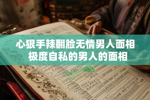 心狠手辣翻脸无情男人面相  极度自私的男人的面相