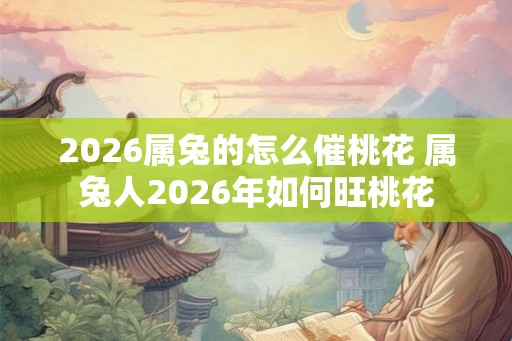 2026属兔的怎么催桃花 属兔人2026年如何旺桃花