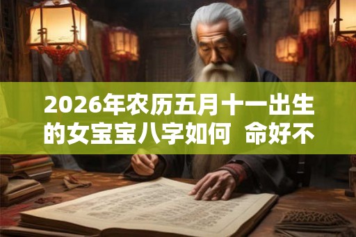 2026年农历五月十一出生的女宝宝八字如何  命好不好