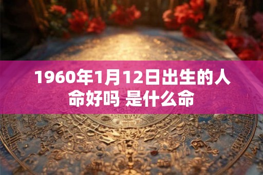 1960年1月12日出生的人命好吗 是什么命