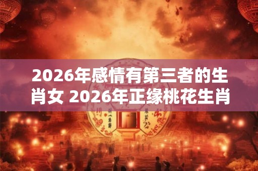 2026年感情有第三者的生肖女 2026年正缘桃花生肖