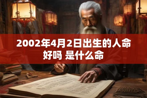 2002年4月2日出生的人命好吗 是什么命