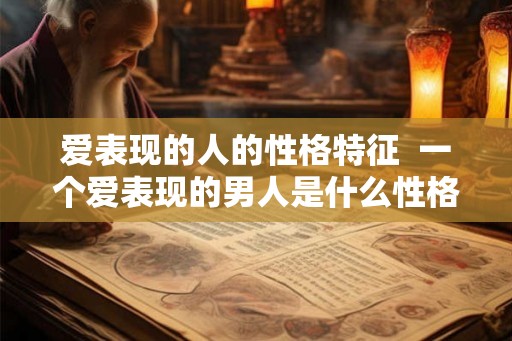 爱表现的人的性格特征  一个爱表现的男人是什么性格